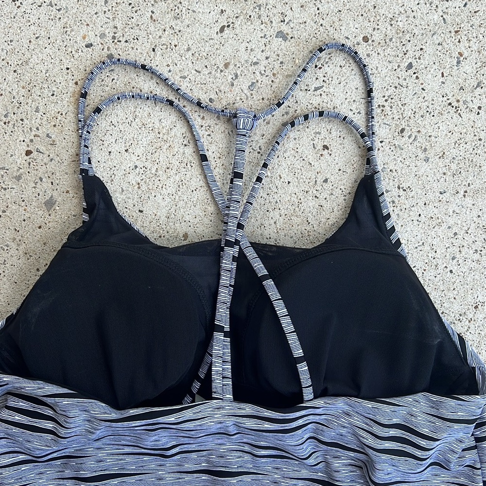 Athleta Ariel Venice Strappy Sun Swim Dress Black/White Size MP - Picture 12 of 15